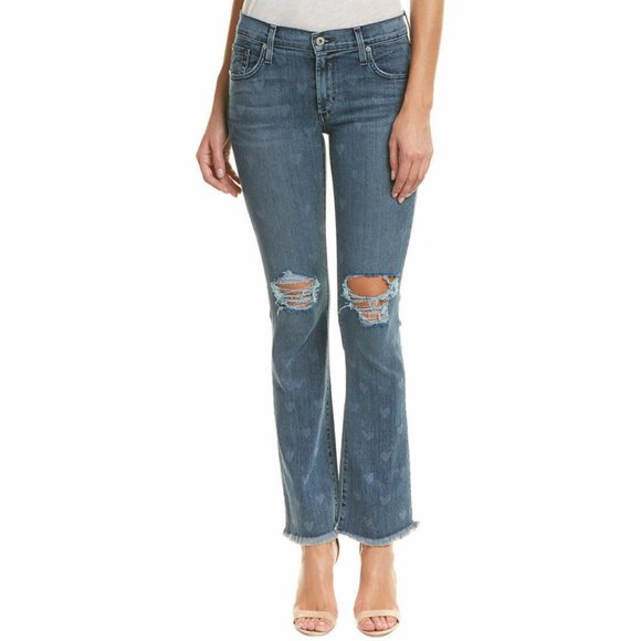 James Jeans Buddy Vintage Love Raw Hem Jeans - Picture 1 of 8